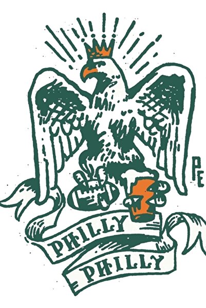 Universal Διακοσμητική Ξύλινη Αφίσα Τραπεζιού Philly Dilly