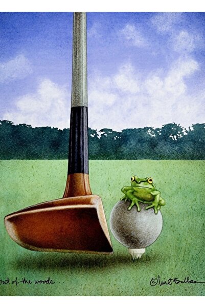 Universal Will Bullas / Operă de artă / Ieșit din pădure... / Umor / Pictură ...