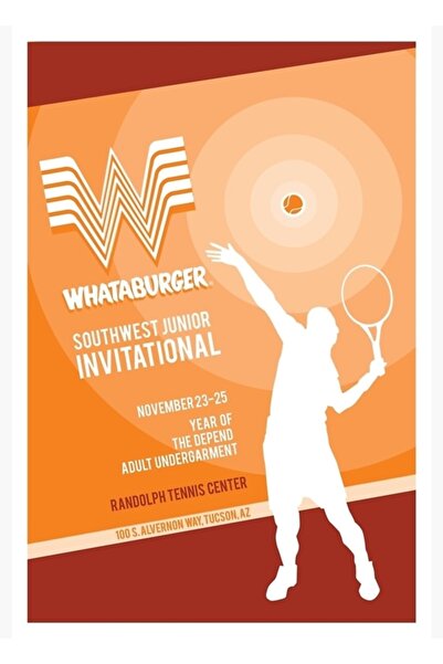 Universal Whataburger Junior Invitational - Infinite Jest Ξύλινη Διακοσμητική...