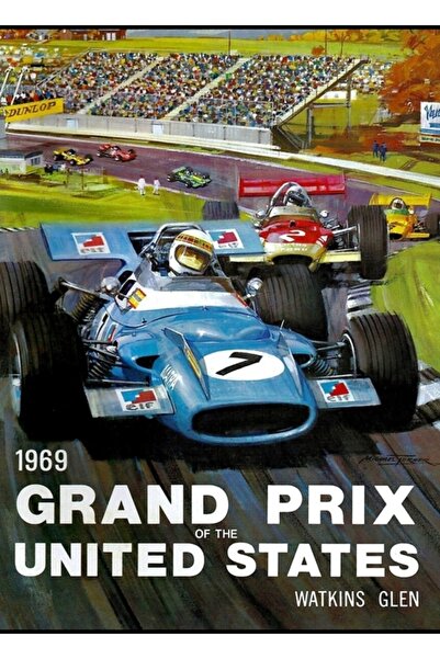 Universal Grand Prix των Ηνωμένων Πολιτειών: Watkins Glen Ξύλινη διακοσμητική...