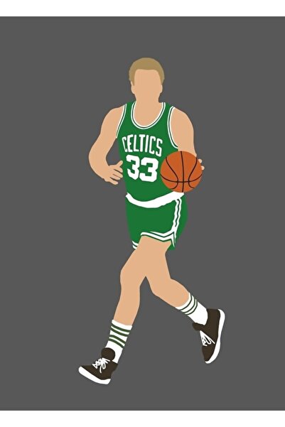 Universal Διακοσμητική ξύλινη αφίσα Larry Bird