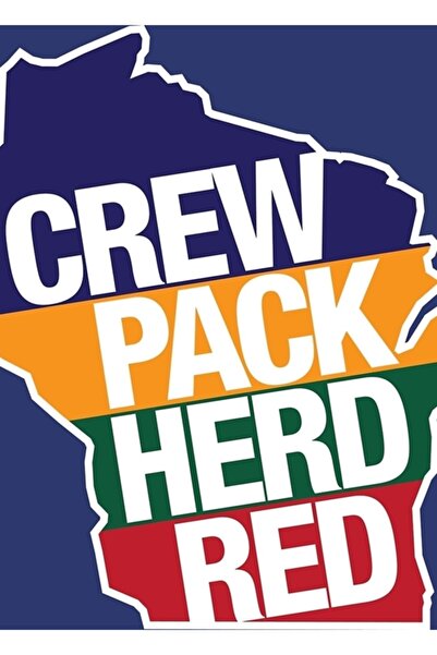 Universal Πακέτο Πληρώματος Κόκκινη Ξύλινη Αφίσα Τέχνης Ουισκόνσιν Διακοσμητική