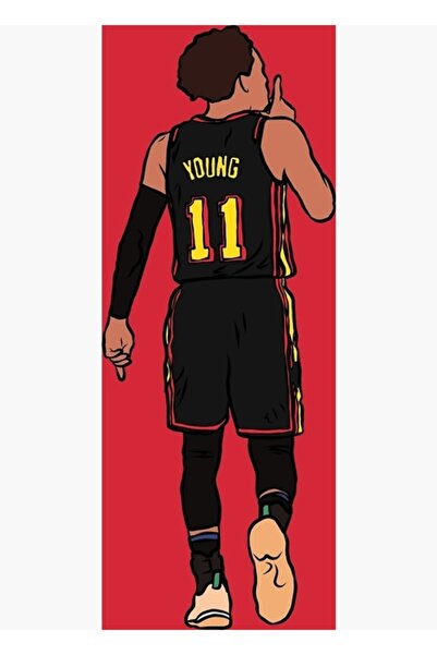 Universal Trae Young Silences the Garden Tablo Poster decorativ din lemn