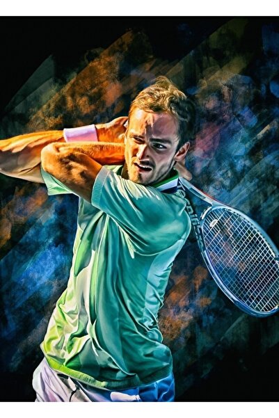 Universal Ντανιίλ Μεντβέντεφ, παίζει στο Όπεν Αυστραλία 2022. Διακοσμητική Ξύ...