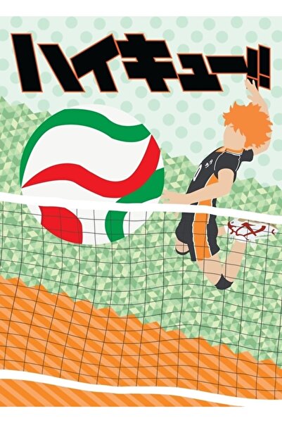 Universal Haikyuu: Διακοσμητική Ξύλινη Αφίσα με θέμα την Hinata