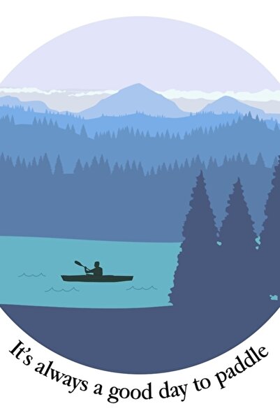 Universal Εκτυπωμένη ξύλινη αφίσα διακοσμητική: Πάντα μια όμορφη μέρα για να ...