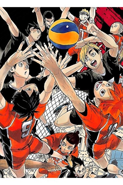 Universal Poster decorativ din lemn Haikyuu Karasuno