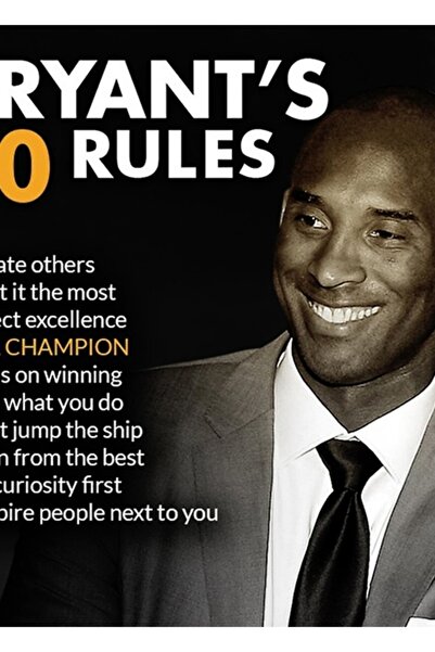 Universal Οι Κανόνες του Κόμπι Πίνακας Ξύλινη Διακοσμητική Αφίσα