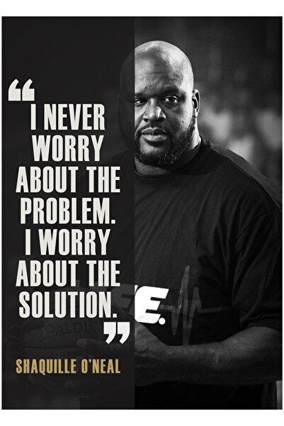 Universal Διακοσμητική ξύλινη αφίσα με εικονογράφηση του Σακίλ Ο'Νιλ