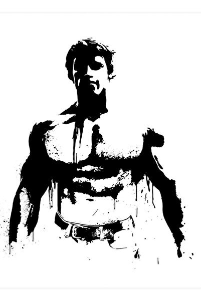 Universal Sokak I Arnold Schwarzenegger Ξύλινη Διακοσμητική Αφίσα Ζωγραφικής