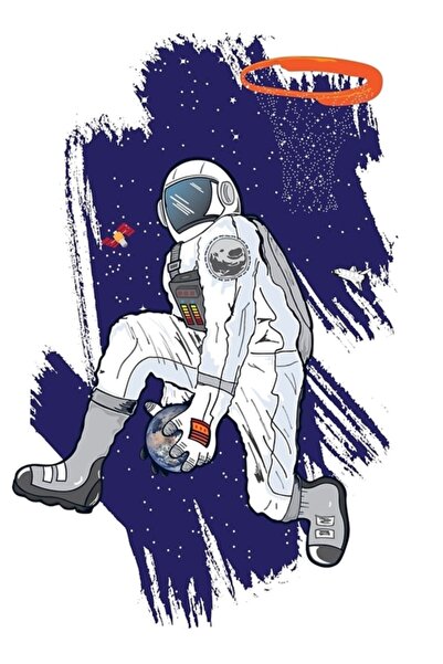 Universal Διακοσμητική Ξύλινη Αφίσα Space Jam