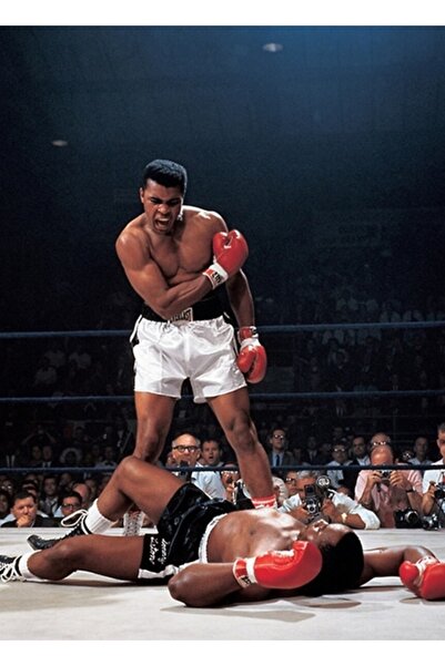 Universal Muhammed Ali Nakavt Tablo Ahşap Poster Dekoratif