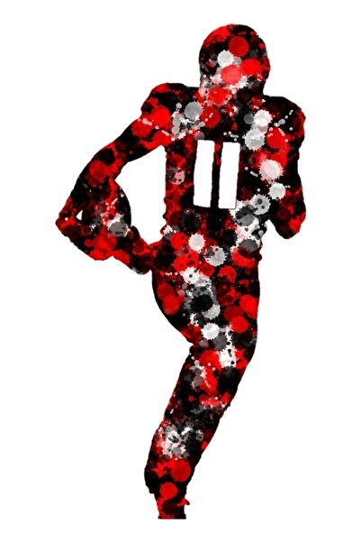 Universal Διακοσμητική ξύλινη αφίσα τέχνης "Sıçrayan Jones Tablo "