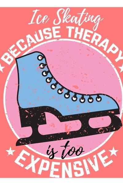 Universal Terapi Çok Pahalı Olduğu Için Buz Pateni Tablo Ahşap Poster Dekoratif