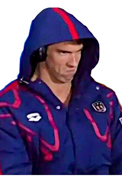Universal Διακοσμητική ξύλινη αφίσα Phelps Face 2016