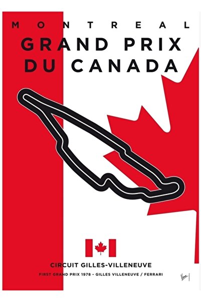 Universal Η αγωνιστική πίστα F1 Gilles-villeneuve μου, ελάχιστη διακοσμητική ...