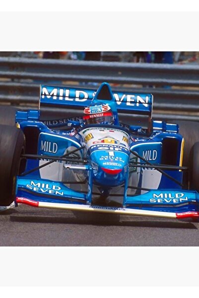 Universal Michael Schumacher 1995 Conduce cu mașina Benetton F1 Tablou Poster...