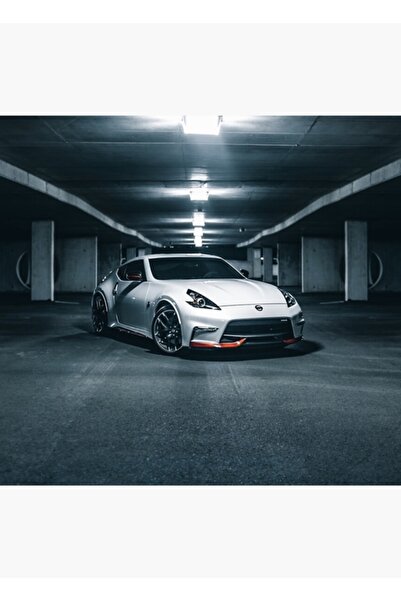 Universal Διακοσμητική ξύλινη αφίσα Nissan 370z Nismo Λευκό Τραπέζι