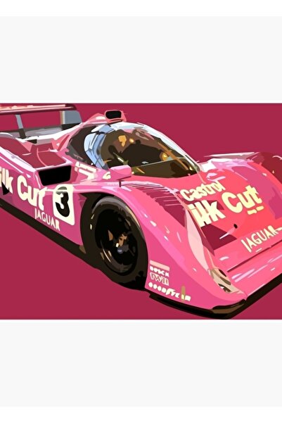 Universal Ipek Kesim Xjr-14 Imsa Gtp Racing Car Πίνακας Ξύλινη Αφίσα Διακοσμη...