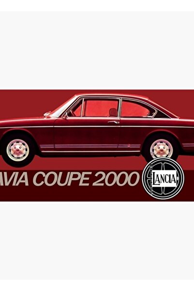 Universal Poster decorativ din lemn pentru masă Lancia Flavia 2000 Coupe