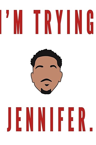 Universal Νομίζω ότι η Jennifer Cj Mccollum είναι διακοσμητική ξύλινη αφίσα μ...