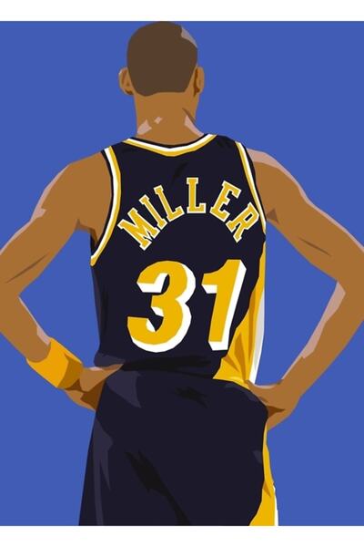 Universal Reggie Miller Tablo Poster din lemn Decoratifya Gerakli Back to the...