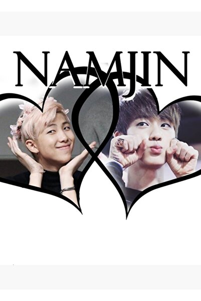 Universal Namjin <3 Ξύλινη Διακοσμητική Αφίσα Τραπεζιού Κωδ.4953