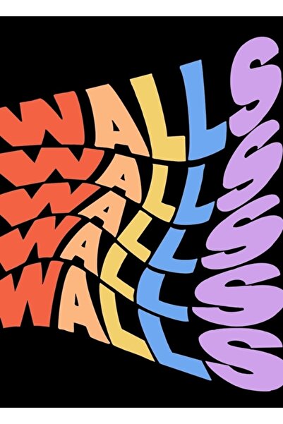 Universal Louis Tomlinson Rainbow Walls Ζωγραφική Ξύλινη Αφίσα Διακοσμητική Κ...
