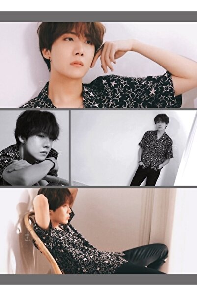 Universal Jhope Hot Model Αισθητικός Πίνακας Ξύλινη Αφίσα Διακοσμητική Ξύλινη...