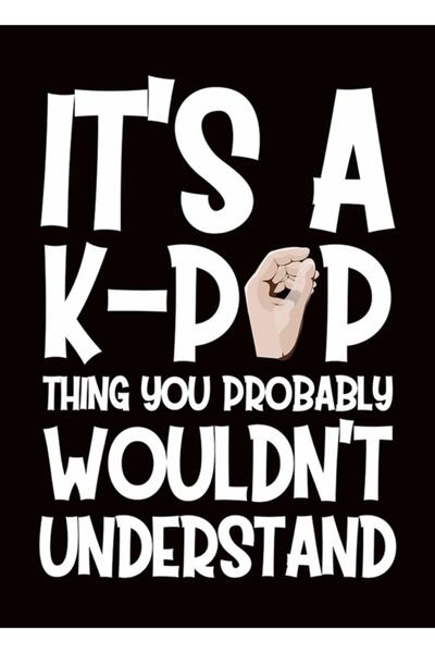 Universal Kpop - لوحة ديكور ملصق خشبي لا يمكنك فهمه Code2436