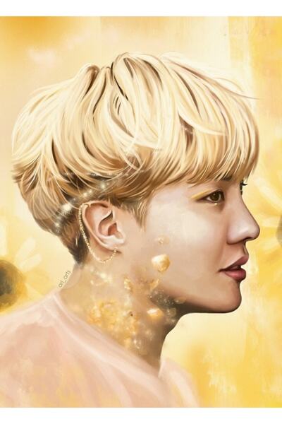 Universal Χόμπι Ζωγραφική με ηλιοτρόπια Ξύλινη αφίσα Διακοσμητική Κωδ.4097