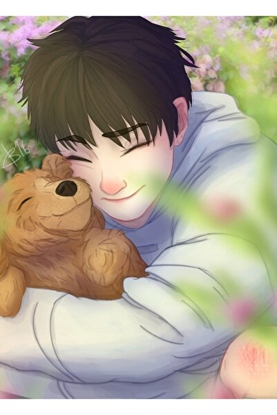 Universal Min Holly ~ Min Yoongi Ξύλινη Αφίσα Τραπεζιού Διακοσμητική Κωδικός2189