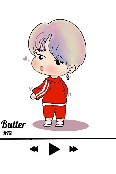 Universal Διακοσμητική ξύλινη αφίσα σε στυλ Jimin Butter, Κωδικός2563