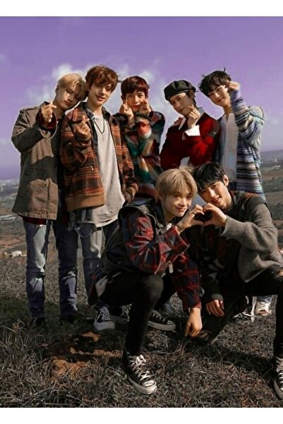 Universal Enhypen Group Photo Painting Ξύλινη Διακοσμητική Αφίσα Κωδικός2297