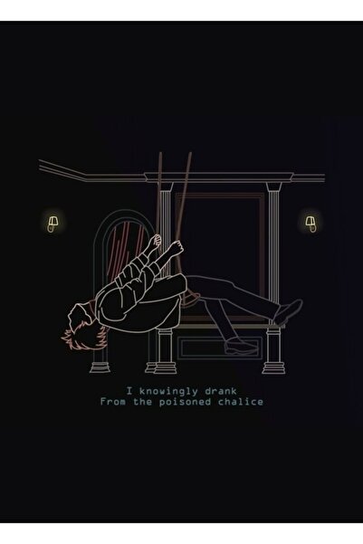 Universal Αίμα, ιδρώτας και δάκρυα Jungkook Τέχνη γραφής με μολύβι Ξύλινη αφί...