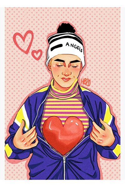 Universal Gogo Taehyung Slikanje Drveni Poster Dekorativni Kod4139