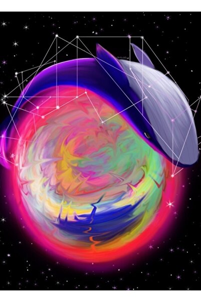 Universal My Universe Digital Art_ Coldplayxbts Ξύλινη Αφίσα Ζωγραφικής Διακο...