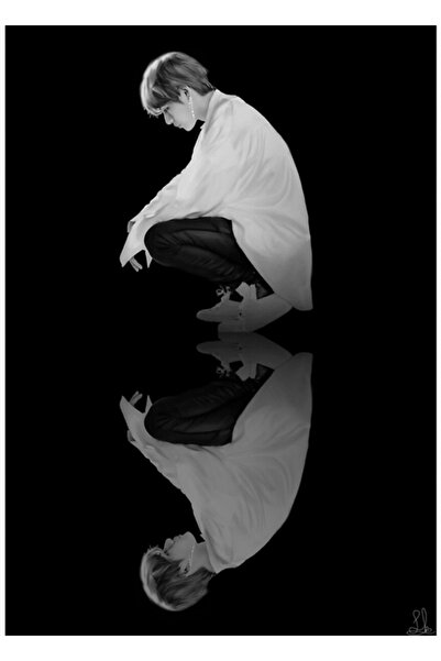 Universal Πίνακας Αντανάκλασης Ξύλινη Διακοσμητική Αφίσα Κωδ.5388