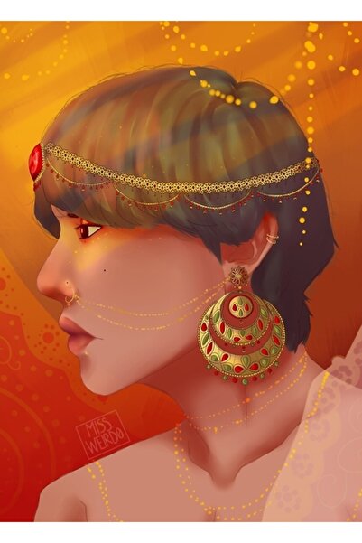 Universal Ανατολίτικη Ξύλινη Αφίσα Ζωγραφικής Taehyung Διακοσμητική Κωδικός3269