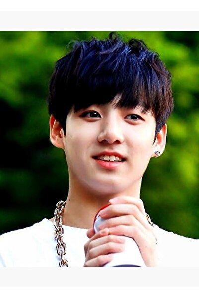 Universal Χαριτωμένος πίνακας Jungkook Boy Ξύλινη διακοσμητική αφίσα Κωδικός2553