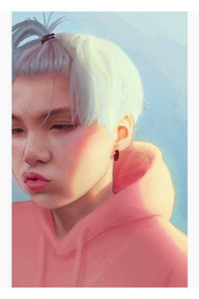 Universal Yoongi Tablo Ξύλινη Αφίσα για Δημιουργία Διακοσμητικού Στυλ Κωδικός...