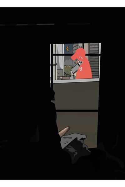 Universal Μπορεί να είναι κάποιος έξω από το παράθυρό σας. Ξύλινη διακοσμητικ...