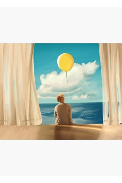 Universal Jimin 'serendipity' Ξύλινη Αφίσα Ζωγραφικής Διακοσμητική Κωδικός2694