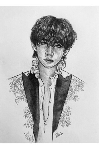 Universal Taehyung Mma Ξύλινη Διακοσμητική Αφίσα Τραπεζιού Κωδικός4451