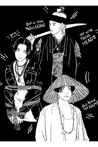 Universal Ağustos D Daechwita Ξύλινη Αφίσα Ζωγραφικής Διακοσμητική Κωδικός2738