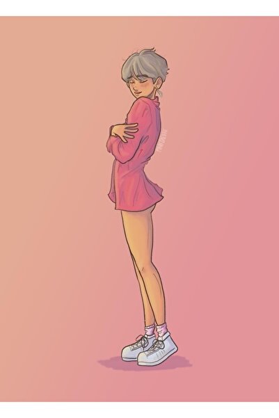 Universal Όμορφο ροζ μπλέιζερ με τζάκετ Tae Tablo Ξύλινη αφίσα Διακοσμητική Κ...