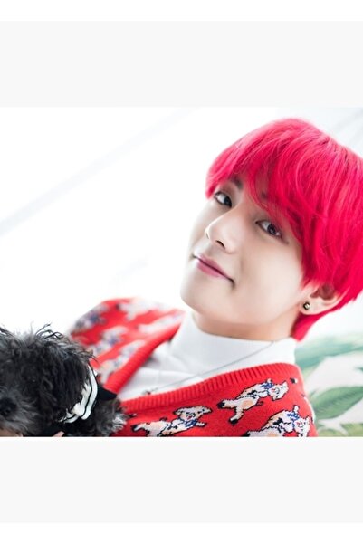 Universal Κιμ Ταεχιγίνγκ Κόκκινα Μαλλιά Ξύλινη Αφίσα Ζωγραφικής Διακοσμητική ...