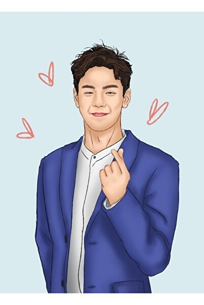 Universal Monsta X - Shownu Ξύλινη Αφίσα Τέχνης Διακοσμητική Κωδικός3152