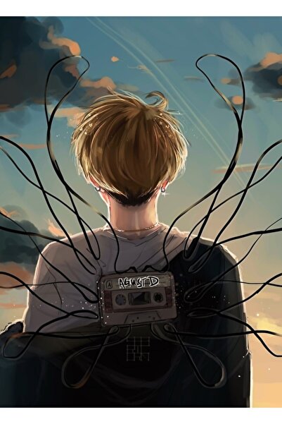 Universal Ağustos D Ξύλινη αφίσα με μικτές κασέτες, διακοσμητική, Κωδικός 1931