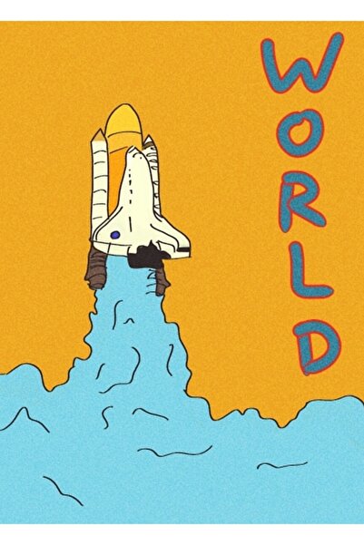 Universal Παγκόσμια Ελπίδα του Κόσμου Πίνακας Ξύλινη Διακοσμητική Αφίσα Κωδ.3140